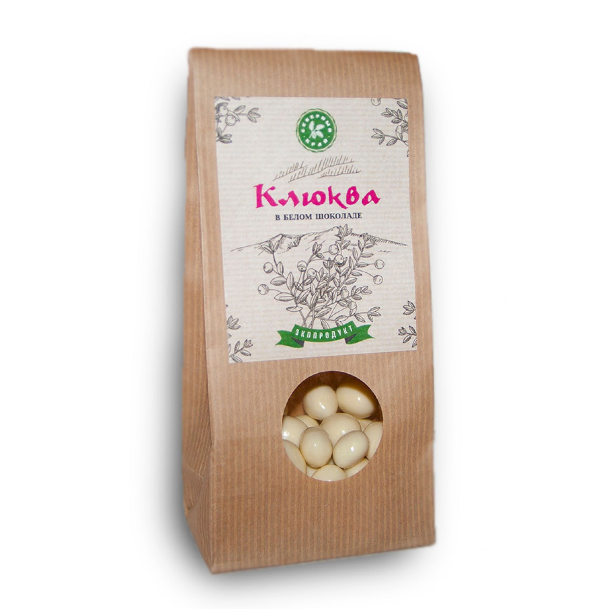 Клюква в белом шоколаде 150 гр.