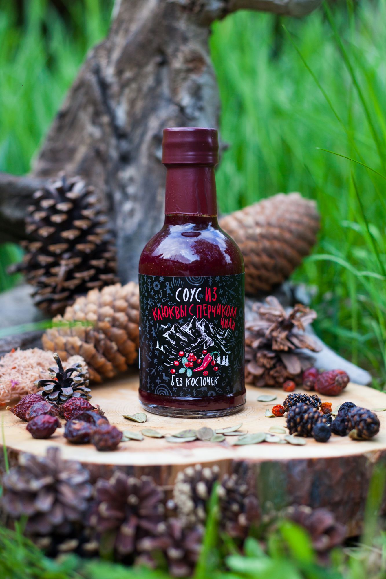 Соус из клюквы с перцем 200 мл.