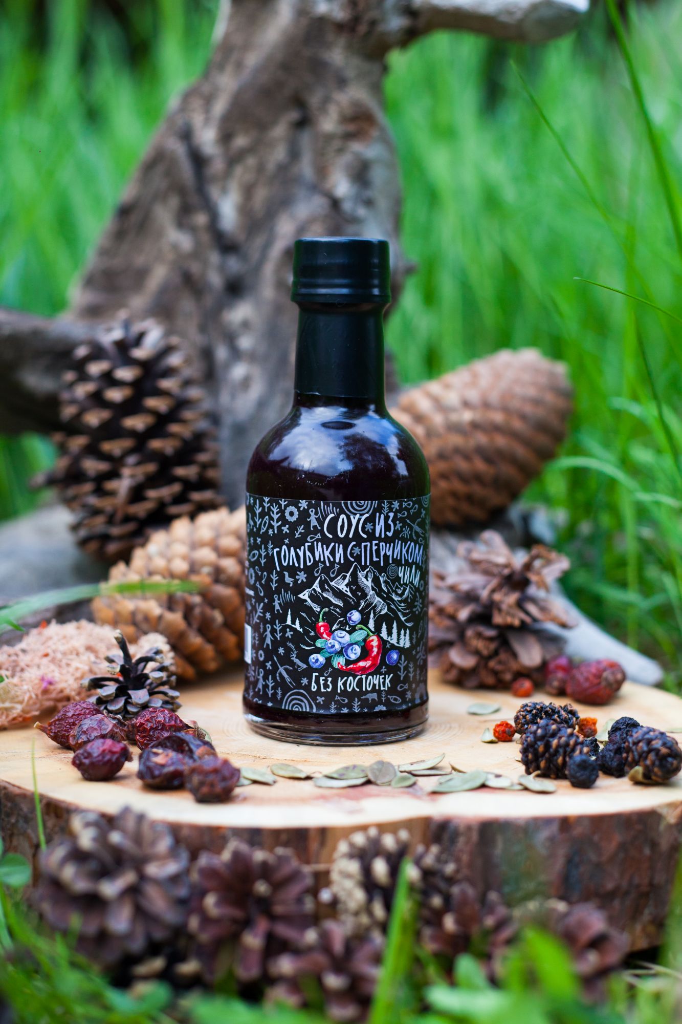 Соус из голубики с перцем 200 мл.