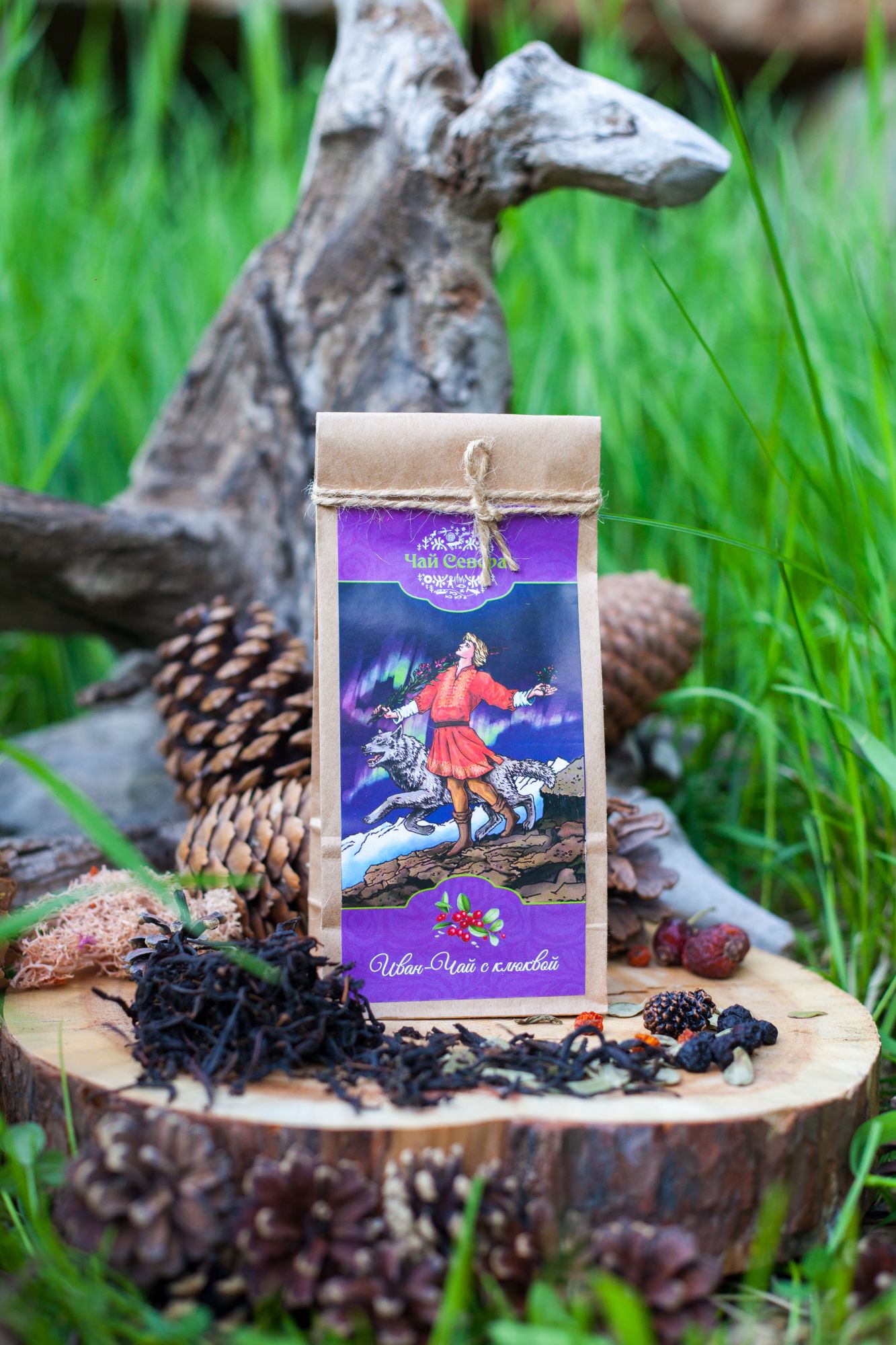 Иван-чай с клюквой 40 гр.