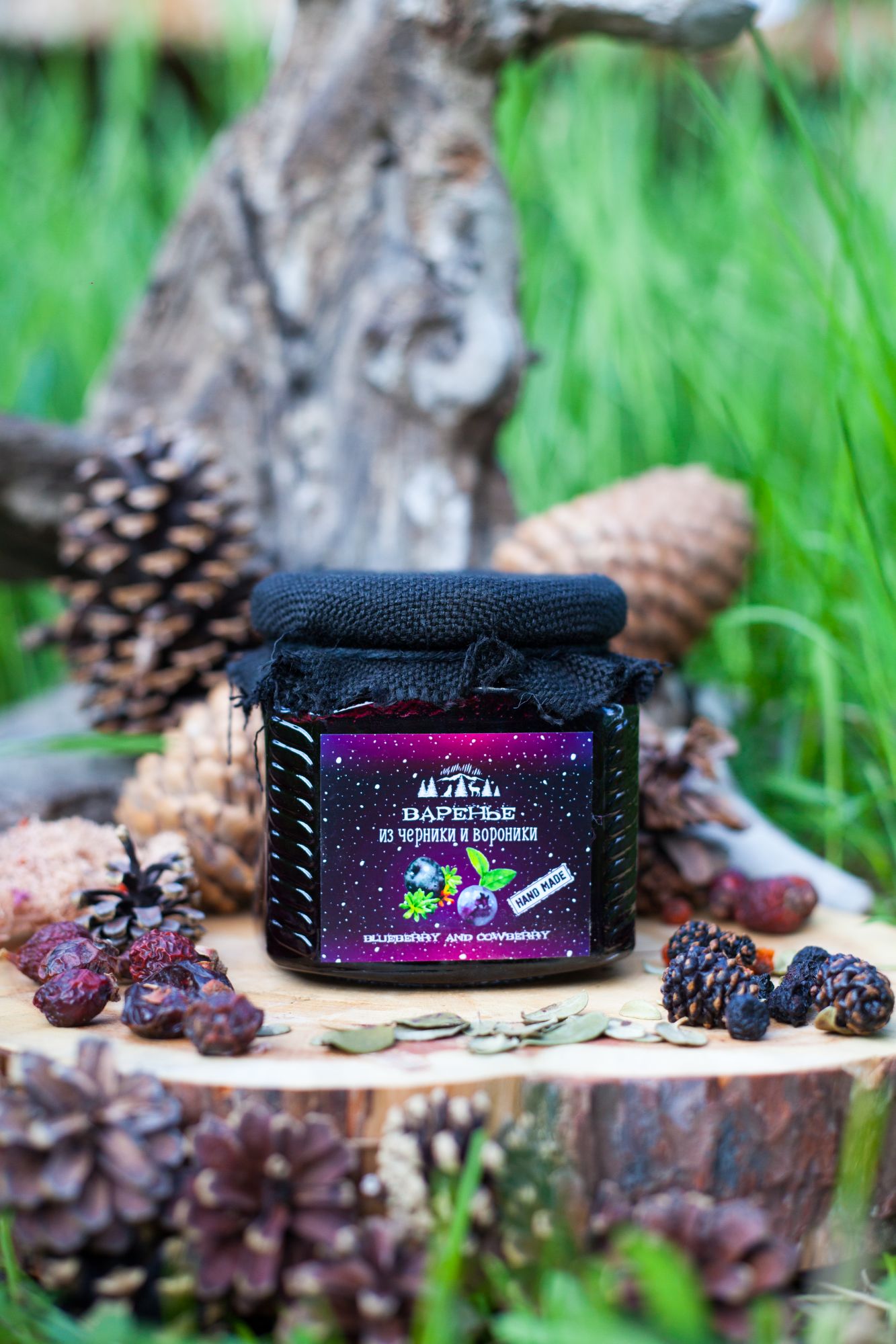 Варенье из черники и вороники 400 гр.