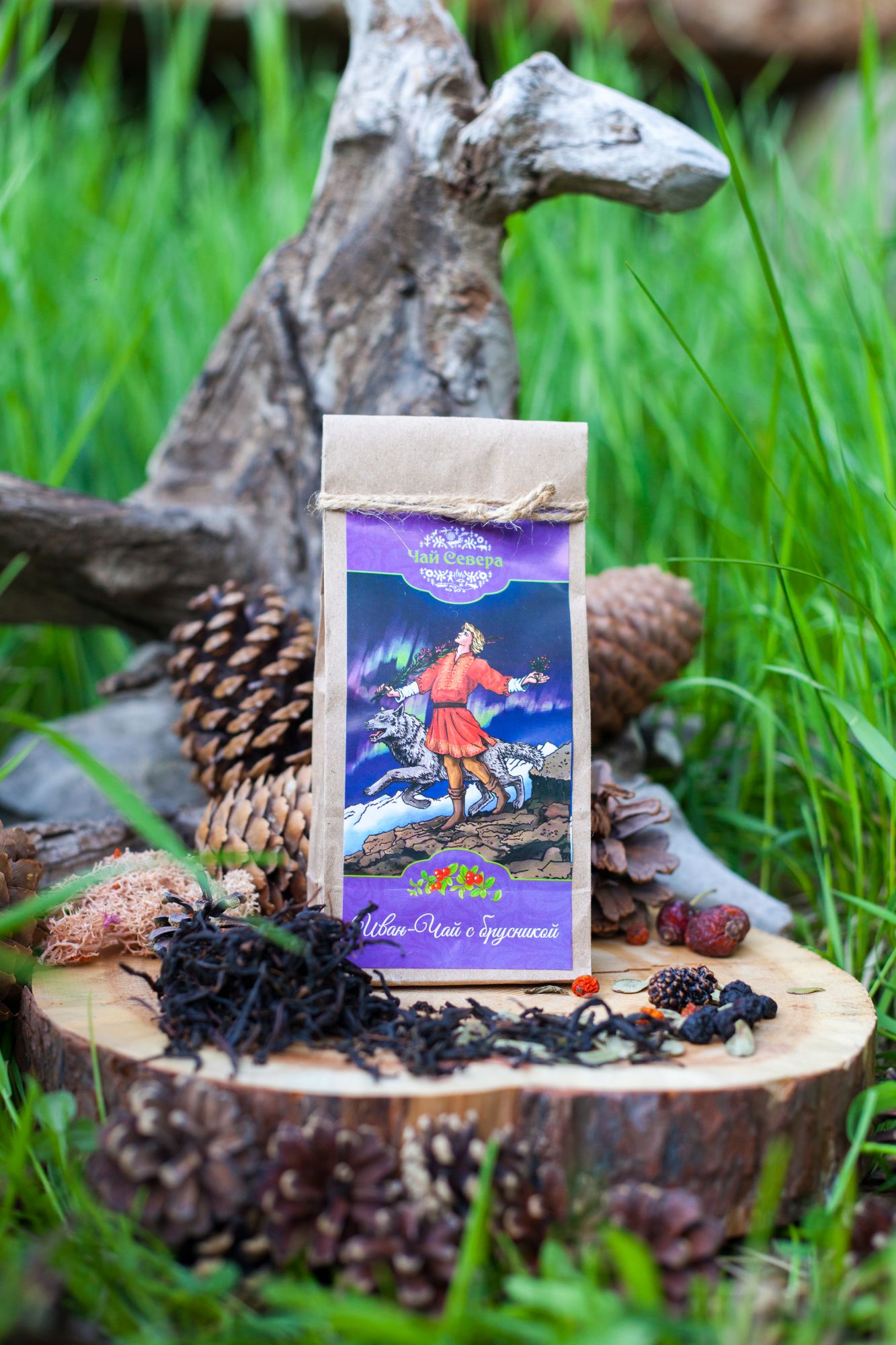 Иван-чай с брусникой 40 гр.