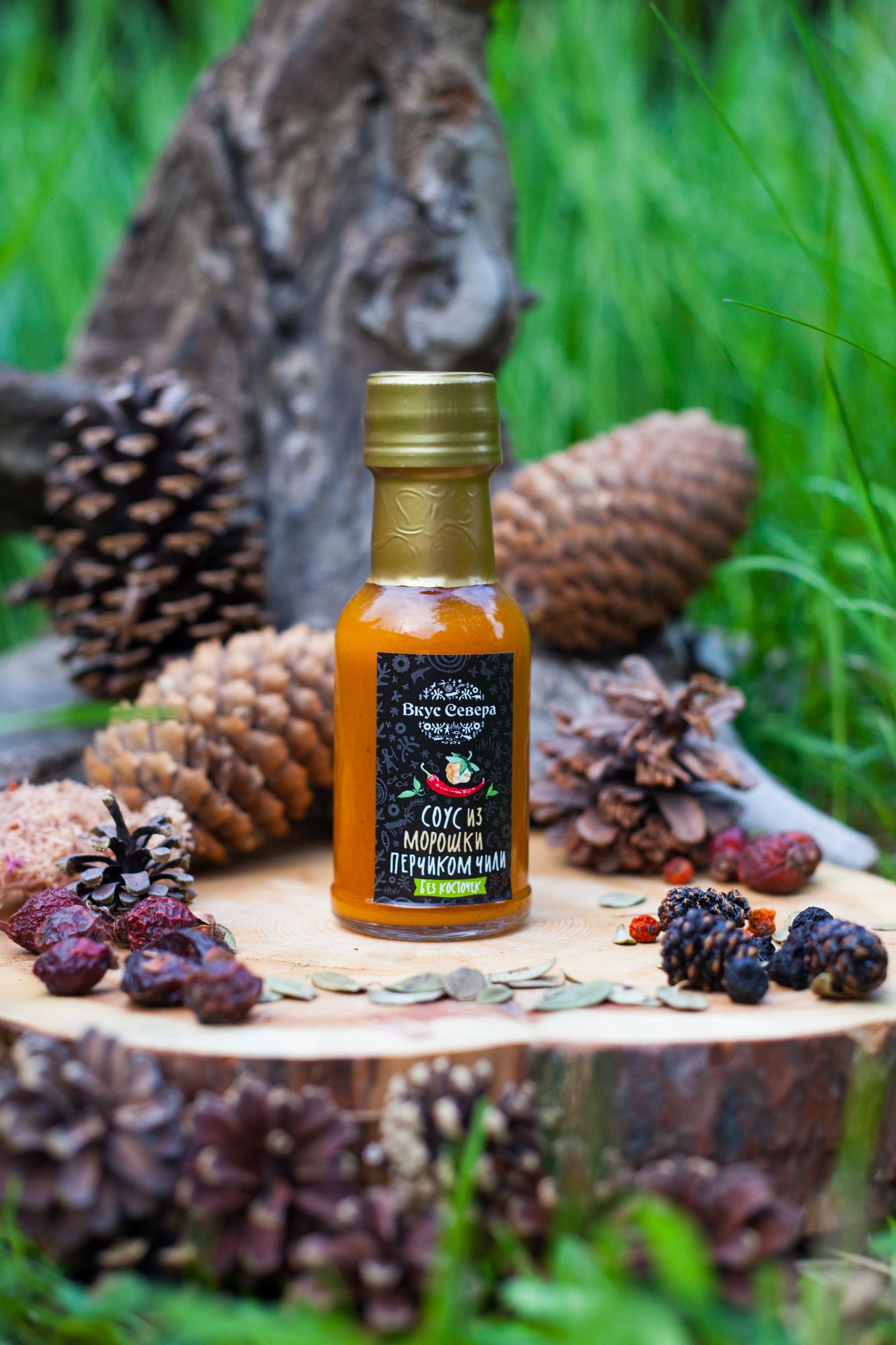 Соус морошковый с перцем 95 мл.