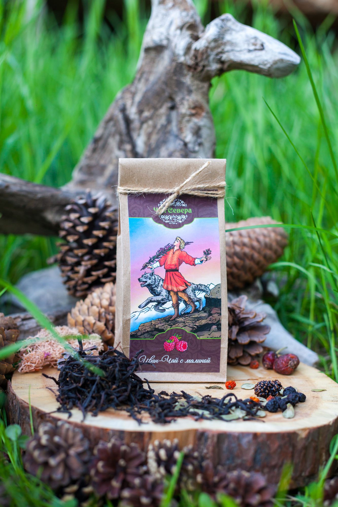 Иван-чай с малиной 40 гр.