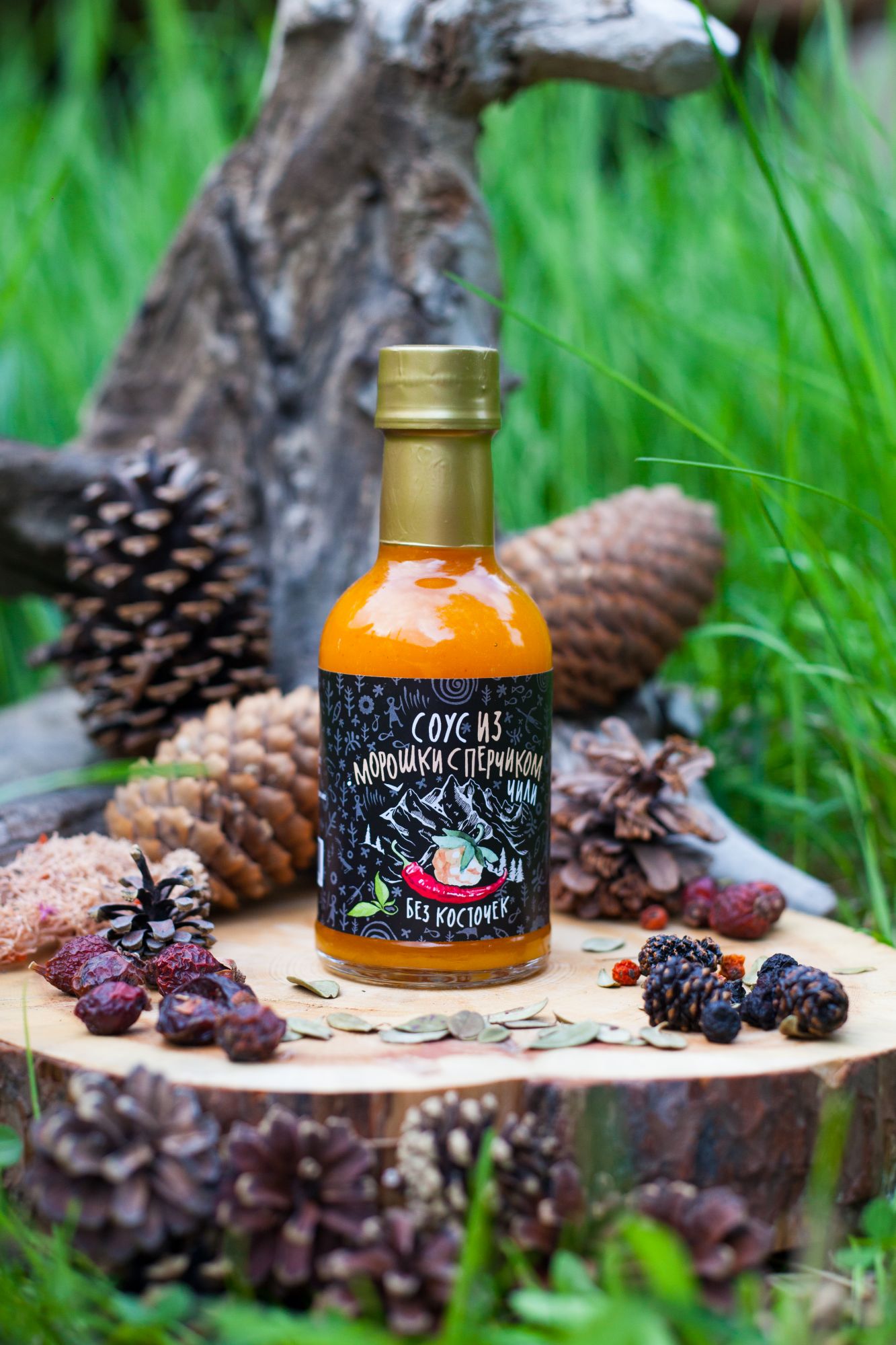 Соус морошковый с перцем 200 мл.